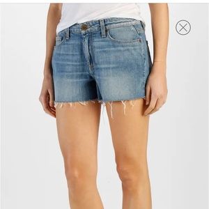 Paige Denim Callie cut off denim shorts